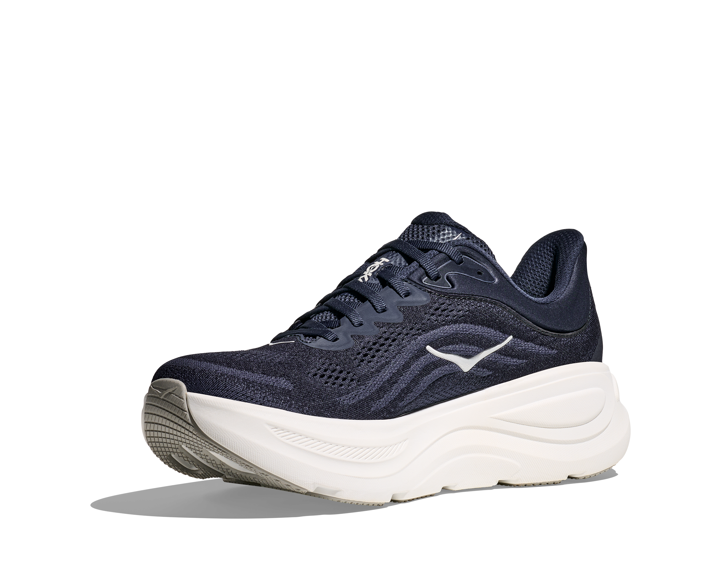 Hoka Men's Bondi 9 - Varsity Navy/White | Cadence Running Co.